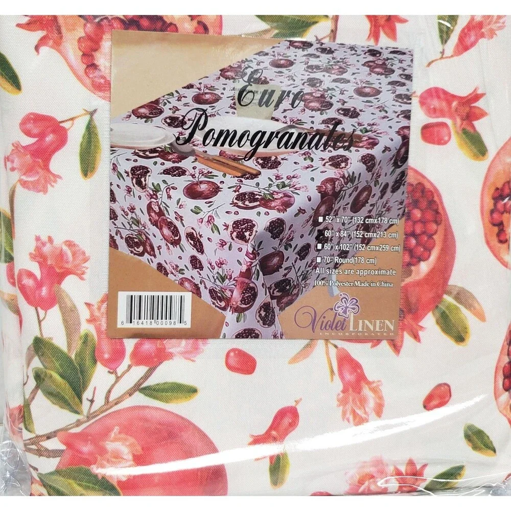 1 Printed Fabric Tablecloth,60